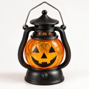Pumpkin Halloween Lantern – Light-Up Hanging Decoration