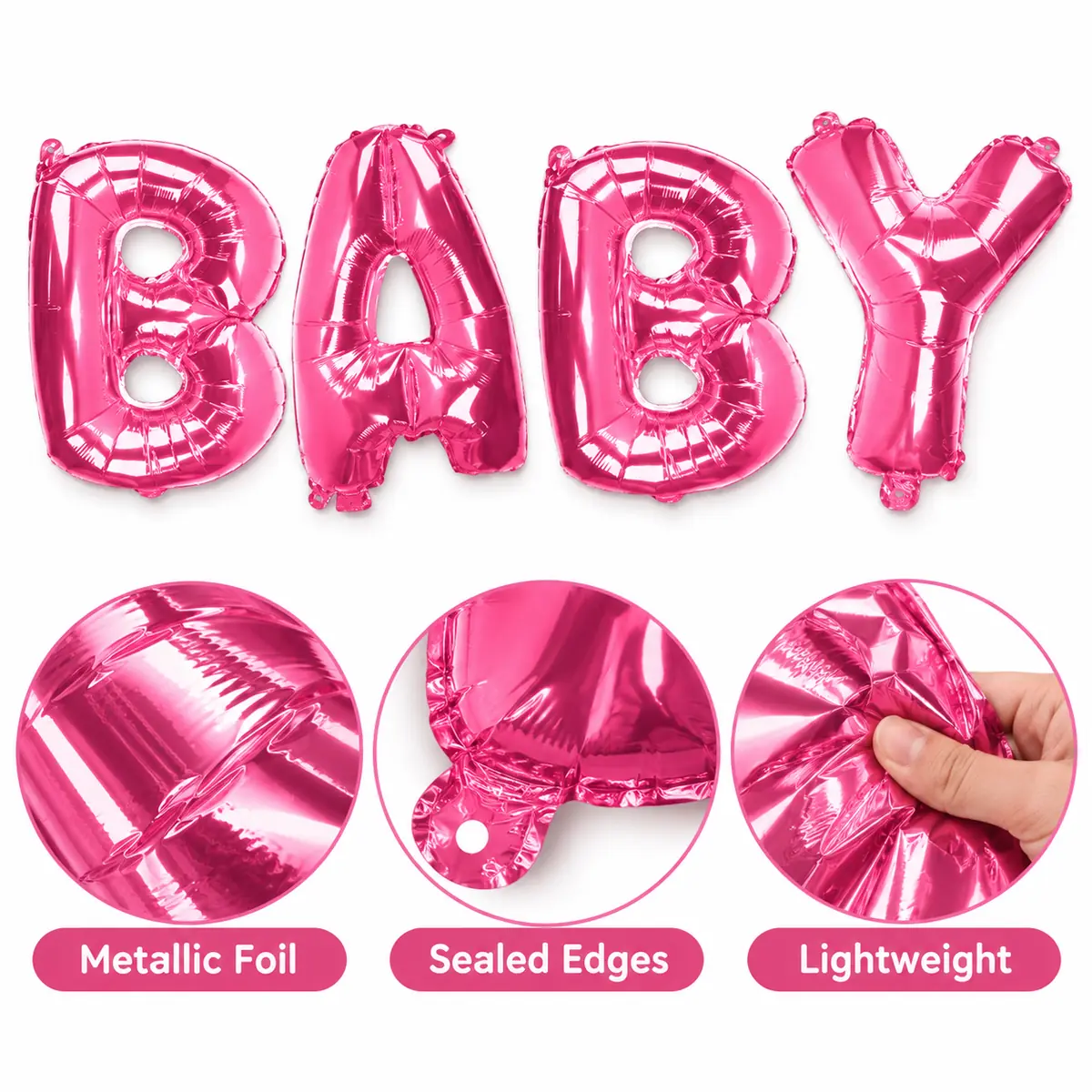WFUK-206-04.webp Birthday Girl Balloons – 20-Pack Pink Latex Party Balloons