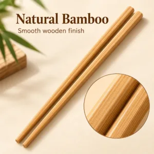 Reusable Bamboo Chopsticks – 5-Pair Reusable Dining Set