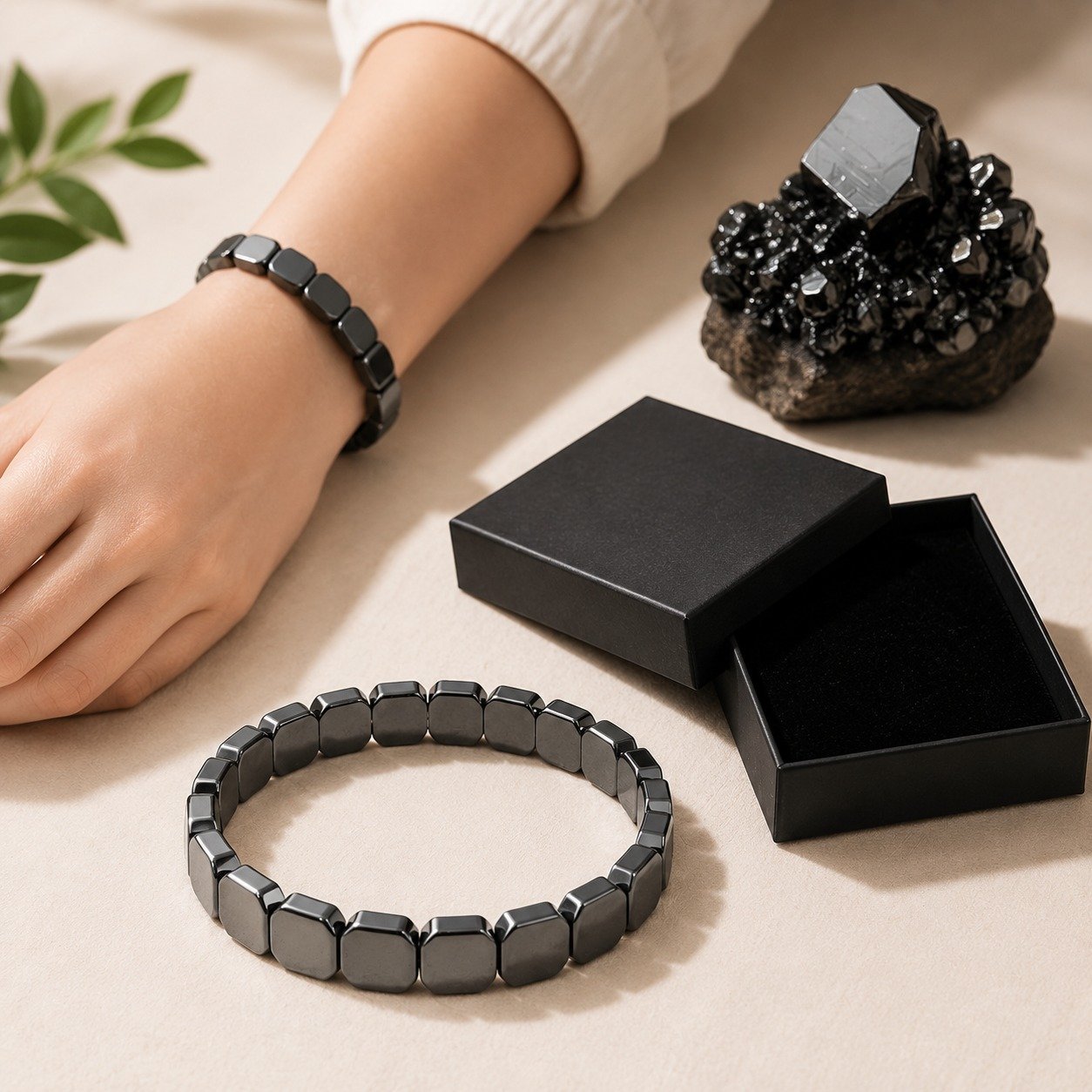 WhatsApp-Image-2026-05-21-at-7.34.24-AM.jpeg Men's Hematite Bracelets – 2-Pack Stretch Wristwear