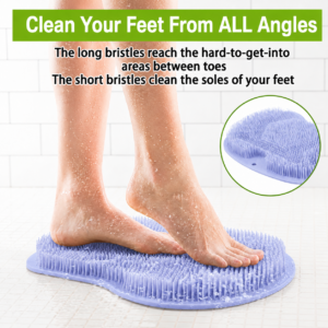 YEAJOIN-Shower-Foot-Scrubber-Mat-with-Non-Slip-Suction-Cups-Larger-Size-Feet-Massager-Scrubber-to-Improve-Foot-Circulation-Clean-Massage-Smooth-and-300×300-1.png Silicone Foot Scrubber Mats – 2-Pack Shower Exfoliating Pads