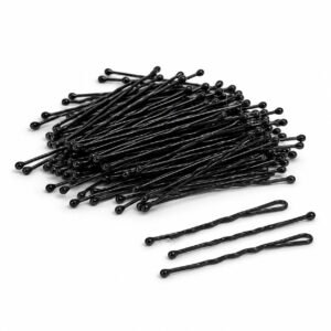 Black Bobby Pins with Storage Case – 60-Pack Bobby Pins