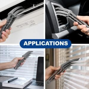 Venetian Blind Cleaner – Triple-Finger Microfibre Dusting Brush
