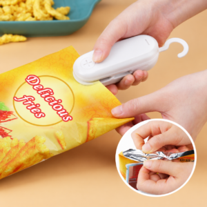 Mini Bag Heat Sealer with Cutter – Portable Food Storage Sealer