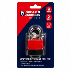 Weather-Resistant Keyed Padlock – Includes 2 Keys
