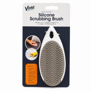 Silicone Scrubbing Brush – Multi-Surface Kitchen & Home Cleaner