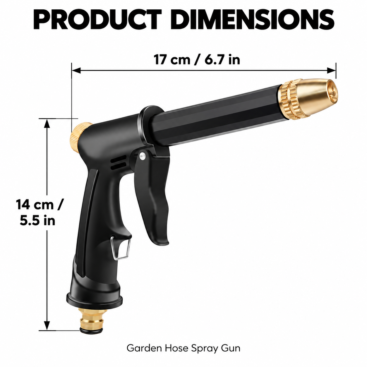 11 (3) 3-in-1 Hose Spray Gun for Car Washing, Bike Rinsing & Outdoor Furniture