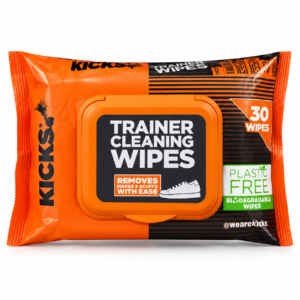 Trainer Cleaning Wipes – 30 Pack, Plastic-Free Wipes for Marks & Scuffs
