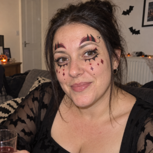 Halloween Devil Face Tattoos – Red & Black Temporary Costume Transfer Set