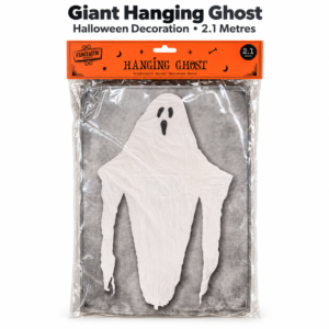 Giant White Hanging Ghost – Spooky Halloween Party Decoration