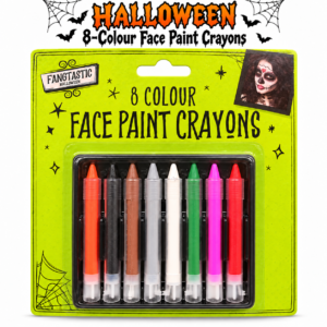 Halloween Face Paint Crayons – 8-Colour Fancy Dress Makeup Set