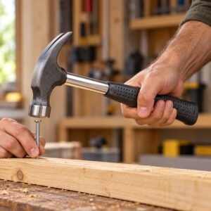 Claw Hammer with Textured Grip – Nail Driving & Removal Tool for DIY & Home Repairs