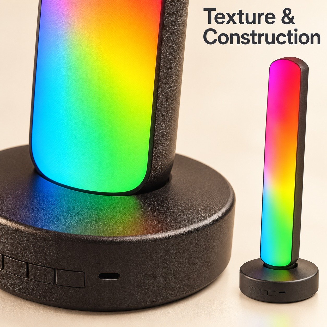 WhatsApp Image 2026-10-11 at 2.52.30 AM (1) Wireless Light Bar Speaker with Multicolour Ambient Lighting – Black Desktop Music Speaker