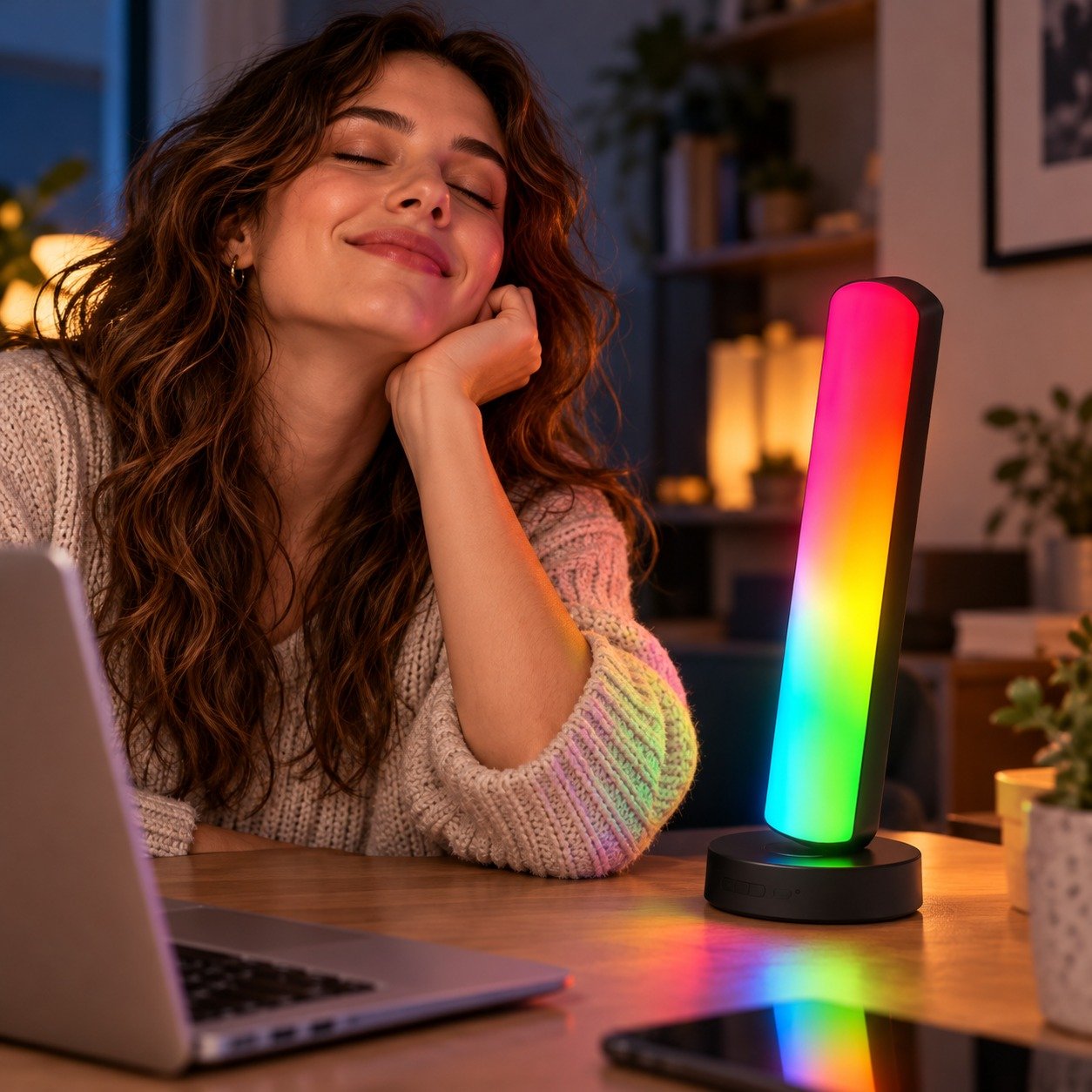 WhatsApp Image 2026-10-11 at 2.52.30 AM (3) Wireless Light Bar Speaker with Multicolour Ambient Lighting – Black Desktop Music Speaker