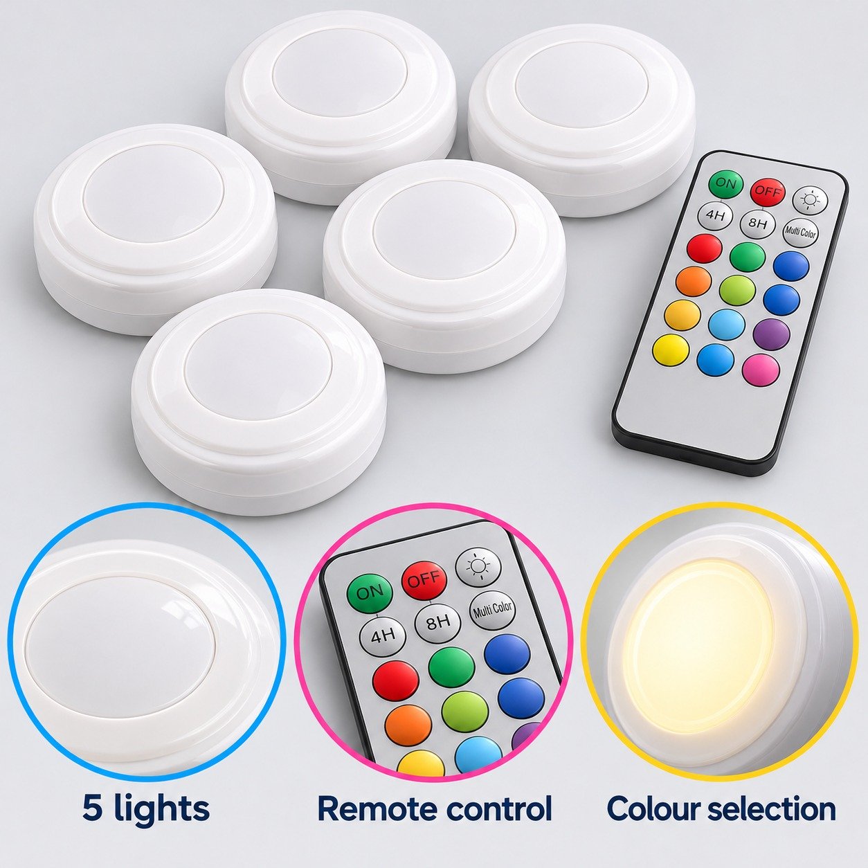 WhatsApp Image 2026-10-11 at 2.52.59 AM (2) 5-Pack Colour Changing LED Touch Lights with Remote Control for Cupboards, Shelves & Wardrobes