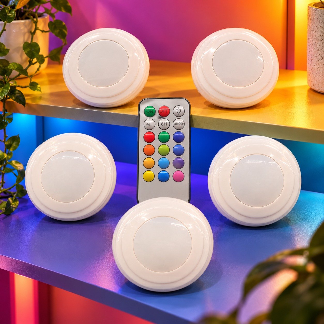 WhatsApp Image 2026-10-11 at 2.52.59 AM 5-Pack Colour Changing LED Touch Lights with Remote Control for Cupboards, Shelves & Wardrobes